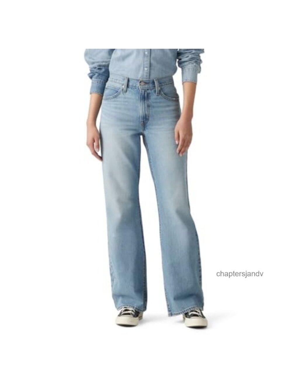 Levi's 94 Baggy Bootcut Jeans Mid Rise Non Stretch